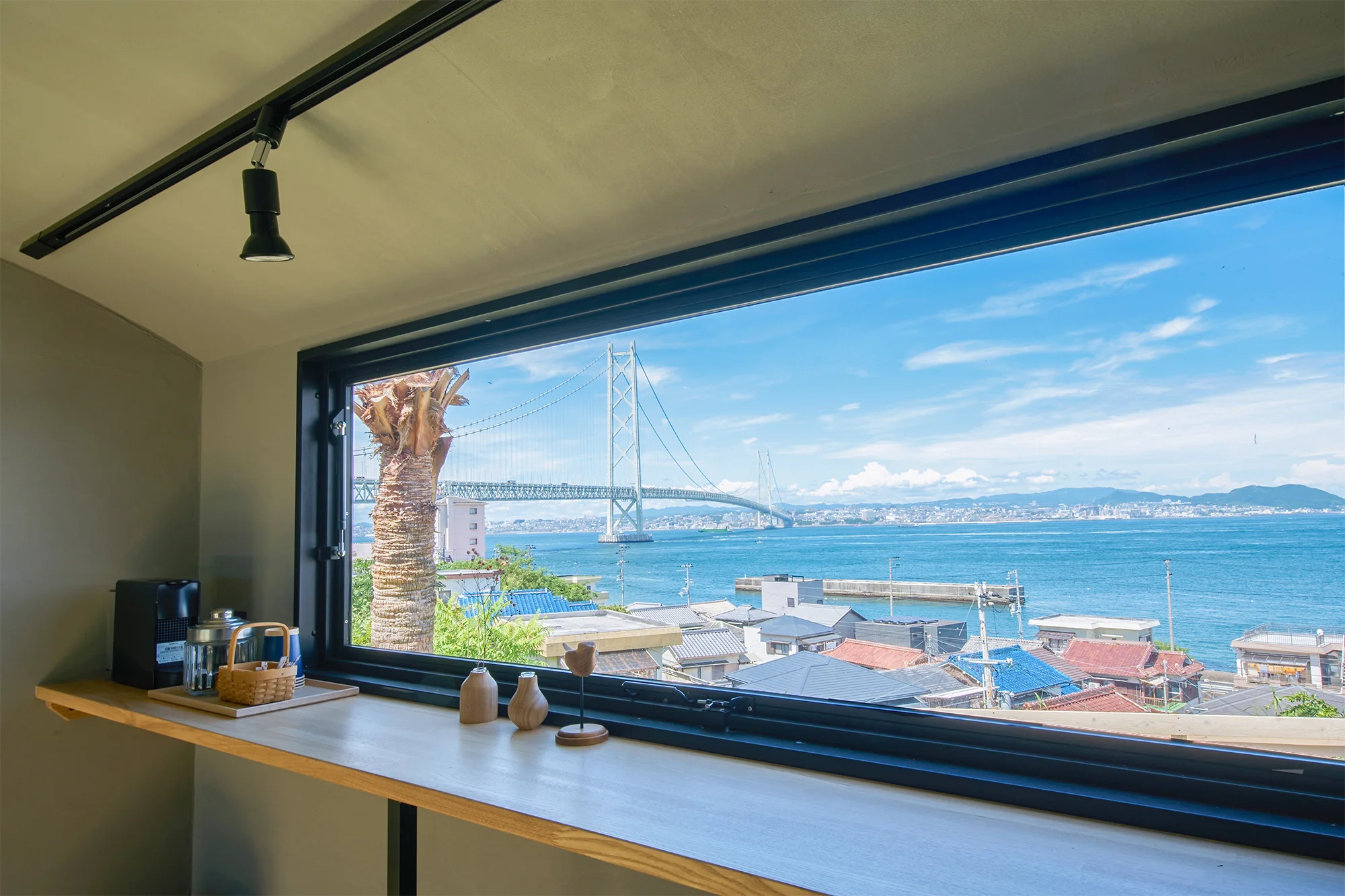 部屋から見た風景の写真